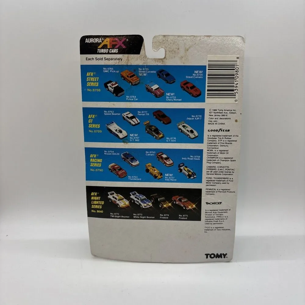 1989 TOMY Aurora AFX TURBO Chevy Nomad SLOT CAR Street Series NEW Shelfware